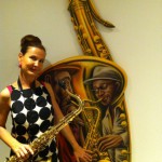 Saxophonistin Ines Weber